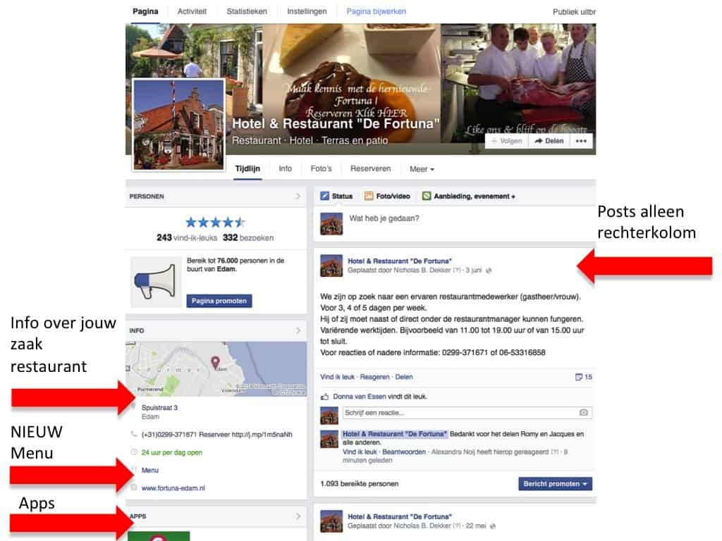 facebook pagina promoten, facebook, bedrijfspagina. voorbeeld, likes, communicatie, online